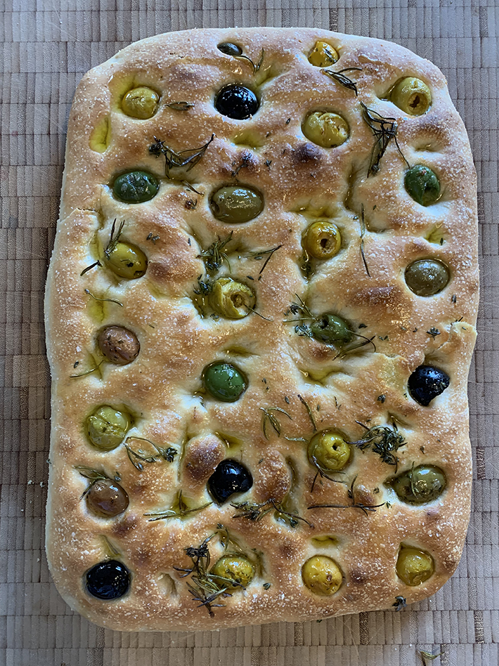 Fig & Rosemary Focaccia after